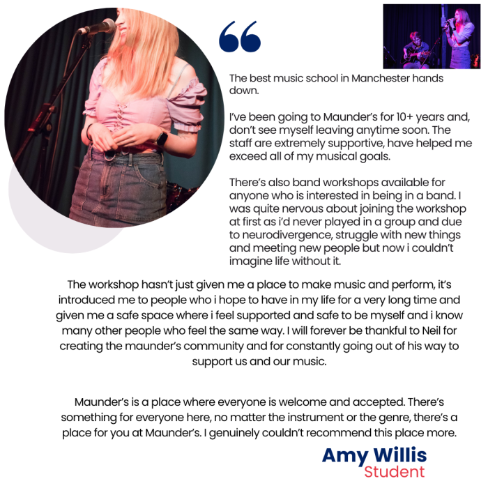 Autism at maunders school of music